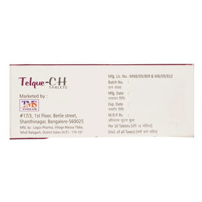 Telque Ch 40/12.5mg Strip Of 10 Tablets