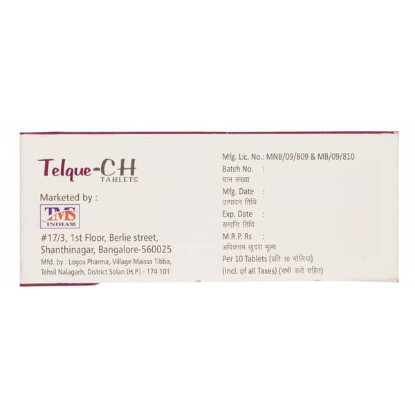 Telque Ch 40/12.5Mg Strip Of 10 Tablets