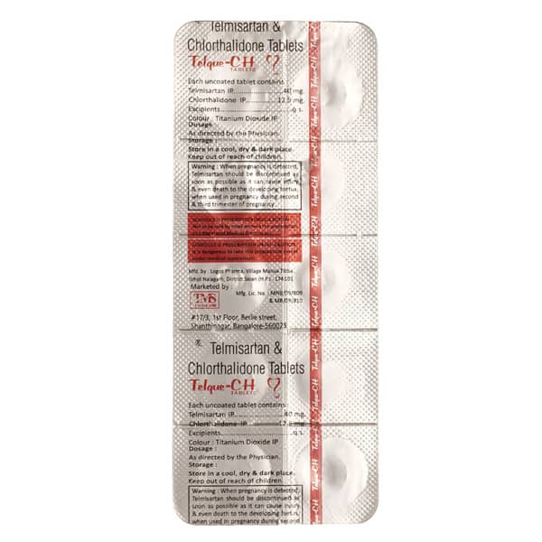 Telque Ch 40/12.5Mg Strip Of 10 Tablets
