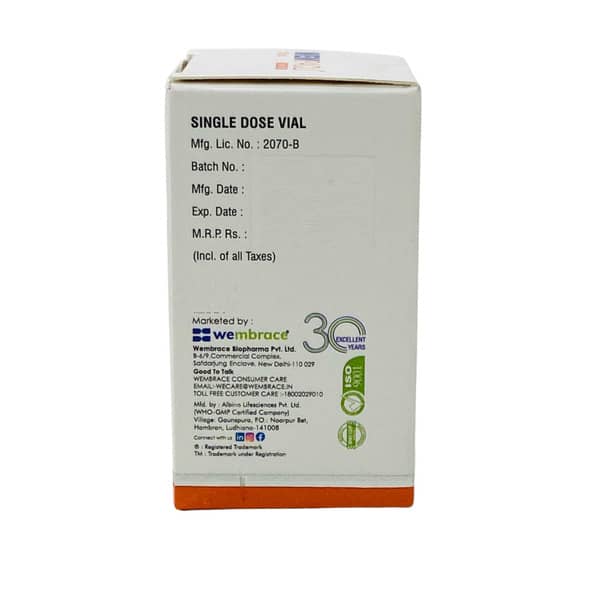 Wempacli 100Mg Vial Of 16.7Ml Injection