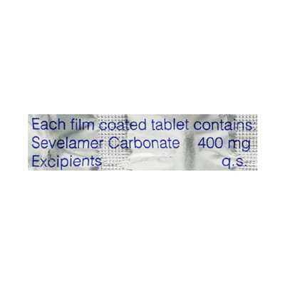 Sevelamer 400mg Strip Of 10 Tablets