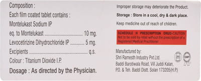 Histaben 5 Mg Tablet 10