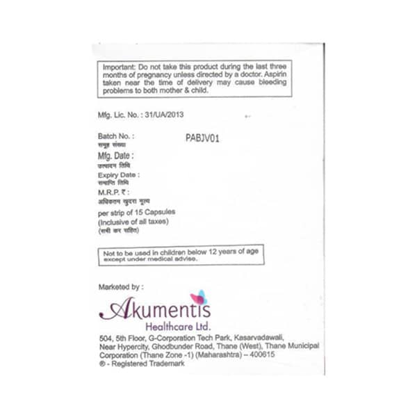 Rosycap Gold 10/150mg Strip Of 15 Capsules