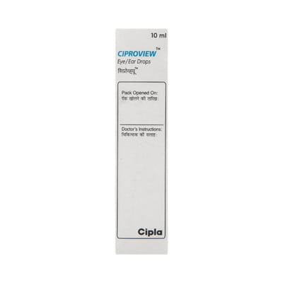Ciproview Bottle Of 10ml Eye/Ear Drops