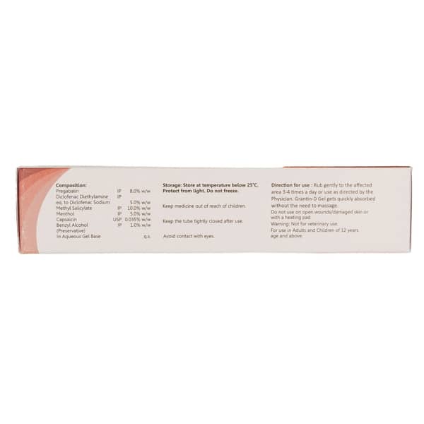 Grantin D Tube Of 30Gm Gel