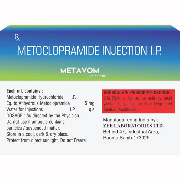 Metavom Ampoule Of 2ml Injection