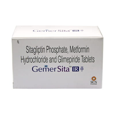 Gemer Sita Ir 50/500/1mg Strip Of 10 Tablets