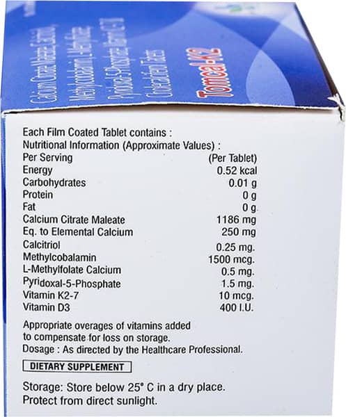 Tomcal K2 Strip Of 10 Tablets