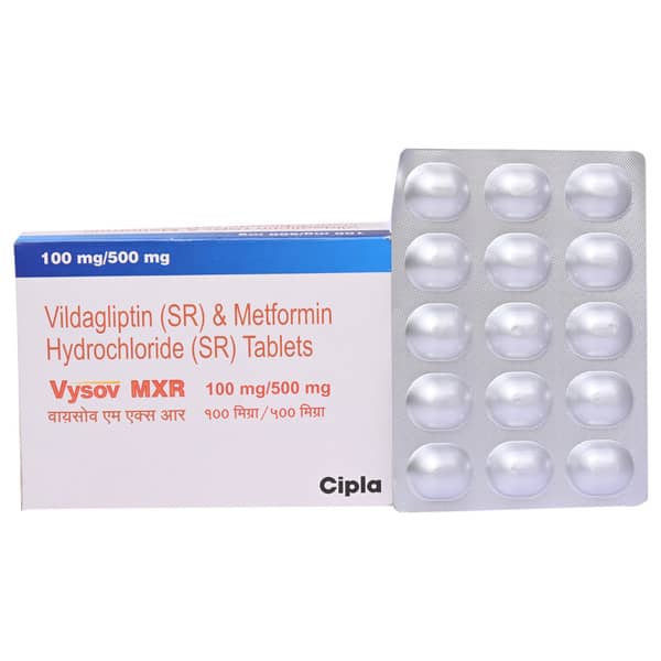 Vysov Mxr 100/500Mg Strip Of 15 Tablets
