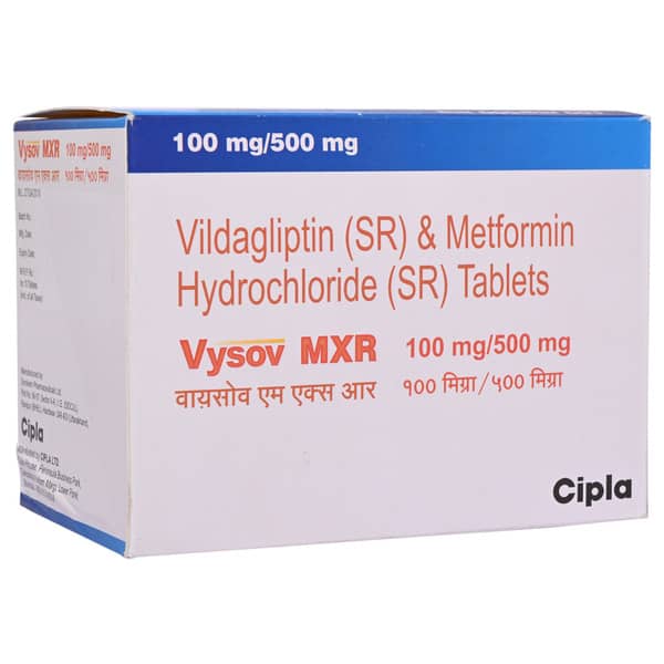 Vysov Mxr 100/500Mg Strip Of 15 Tablets