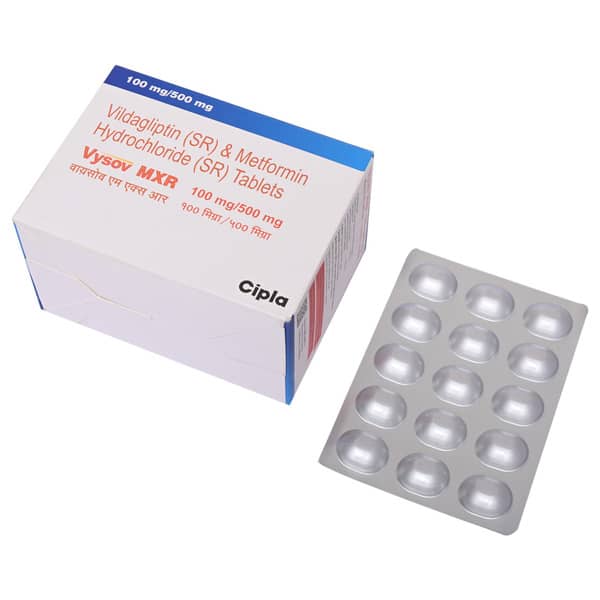 Vysov Mxr 100/500Mg Strip Of 15 Tablets