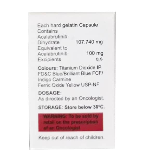 Acalaside 100Mg Bottle Of 30 Capsules