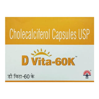 D Vita 60K Strip Of 12 Softgel Capsules