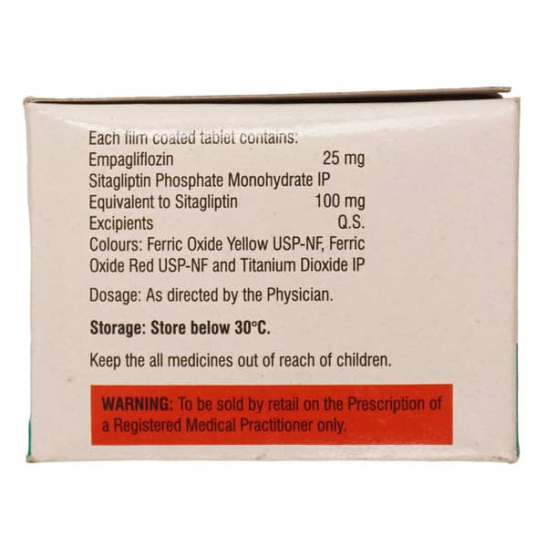 Empabite S 25/100Mg Strip Of 10 Tablets
