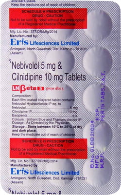 Ln Beta 5mg Strip Of 15 Tablets