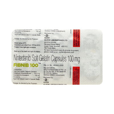 Fibnib 100mg Strip Of 10 Capsules