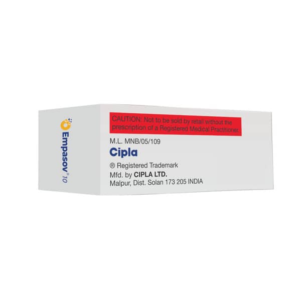 Empasov 10Mg Strip Of 10 Tablets