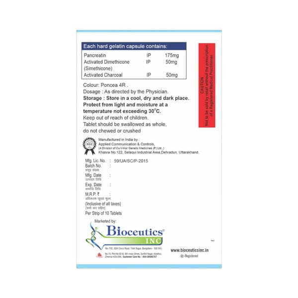 Medizyme Forte Strip Of 10 Tablets