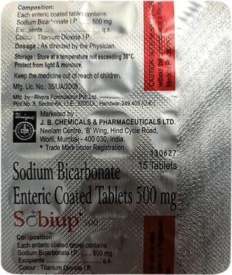 Sobiup 500mg Strip Of 15 Tablets