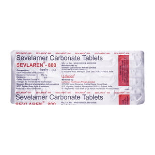 Sevlaren 800Mg Strip Of 15 Tablets
