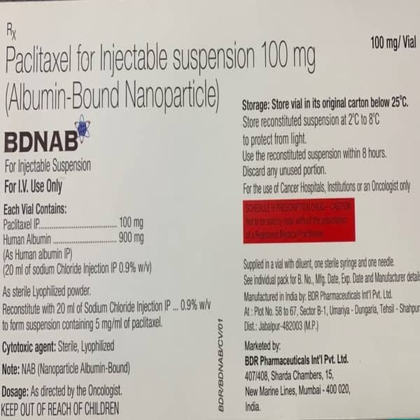 Bdnab 100mg Dry Vial Of 1 Powder For Injection