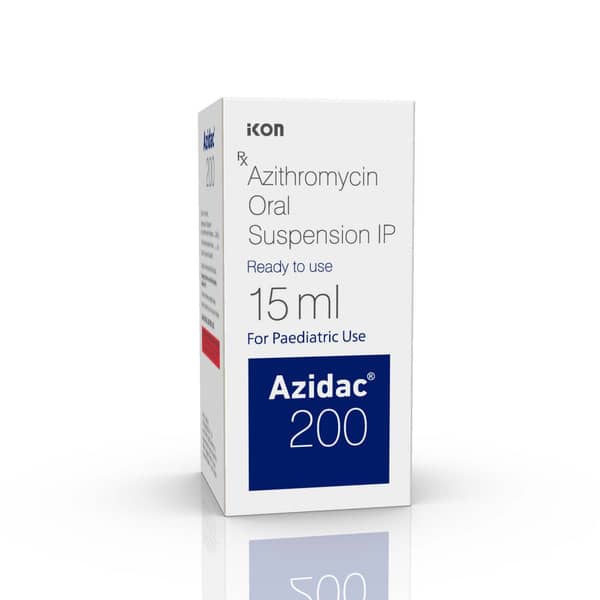 Azidac 200mg Bottle Of 15ml Suspension