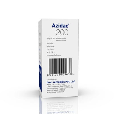 Azidac 200mg Bottle Of 15ml Suspension