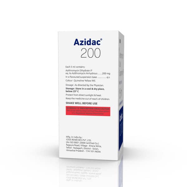 Azidac 200mg Bottle Of 15ml Suspension