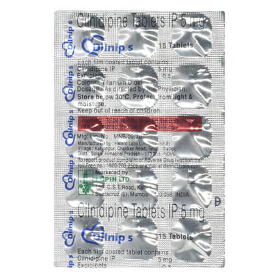 Dilnip 5mg Strip Of 15 Tablets