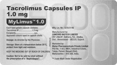 Mylimus 1mg Strip Of 10 Capsules