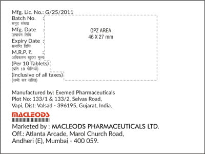 Vildamac Dp 100/5mg Strip Of 10 Tablets