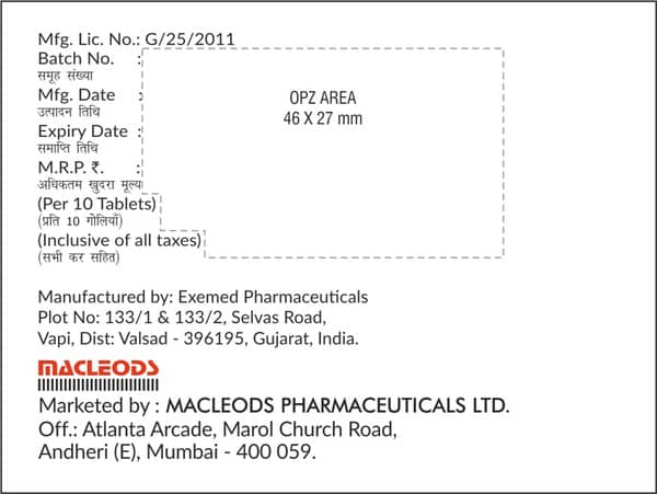 Vildamac Dp 100/5mg Strip Of 10 Tablets