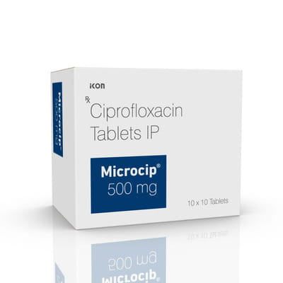 Microcip 500mg Strip Of 10 Tablets