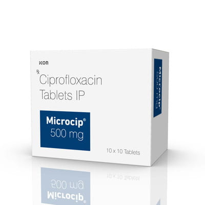Microcip 500mg Strip Of 10 Tablets