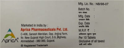 Atorica 10mg Strip Of 15 Tablets