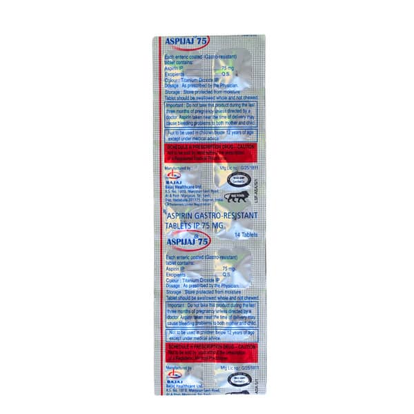 Aspijaj 75Mg Strip Of 14 Tablets