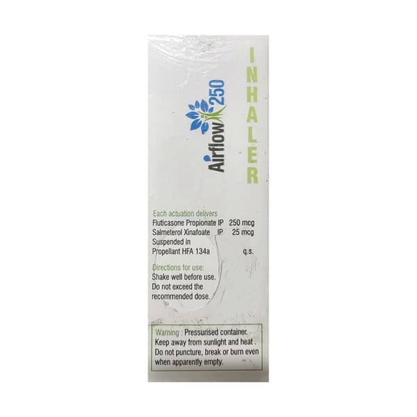 Airflow 250Mcg Cfc Free Box Of 120Md Metered Dose Inhaler