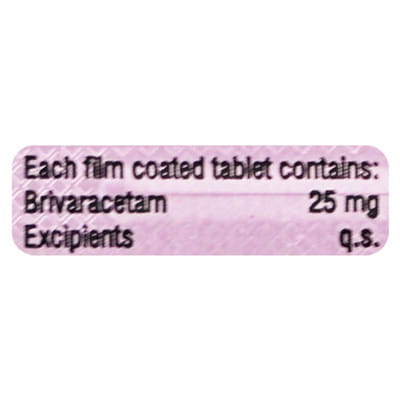 Brevipil 25mg Strip Of 10 Tablets