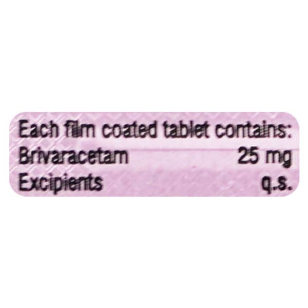 Brevipil 25mg Strip Of 10 Tablets