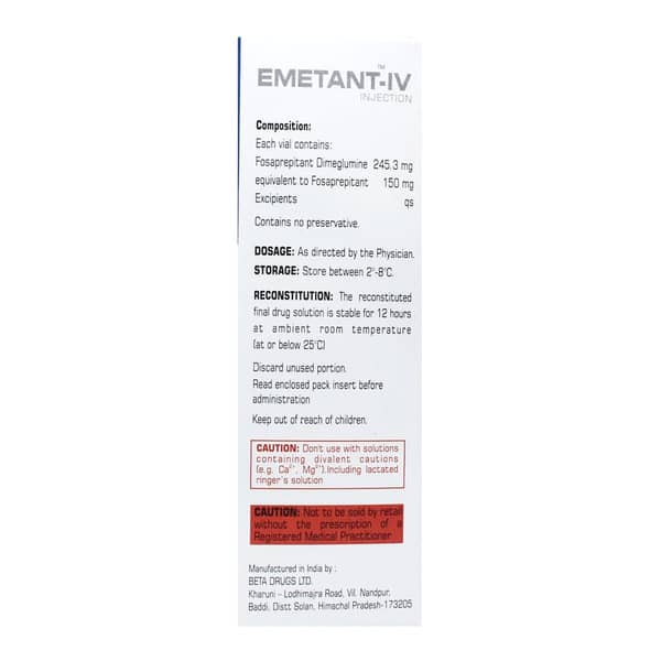 Emetant Injection 1 No's