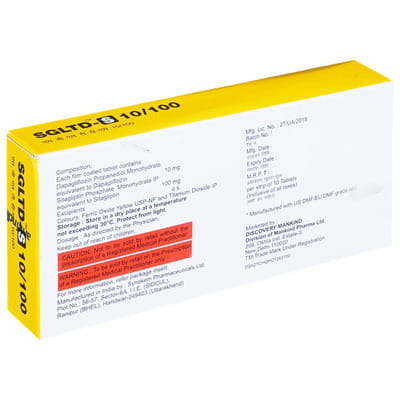 Sgltd S 10/100mg Strip Of 10 Tablets