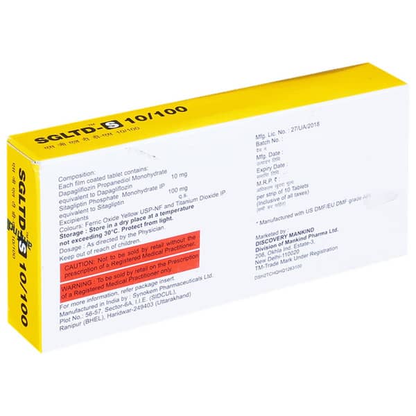 Sgltd S 10/100mg Strip Of 10 Tablets
