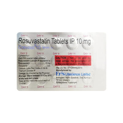 Crevast 10mg Strip Of 15 Tablets