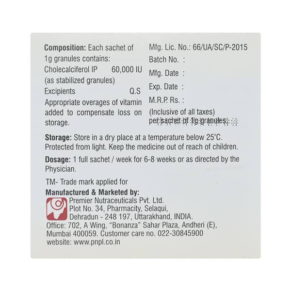 D3 Pro Sugar Free Sachet Of 1gm Oral Powder