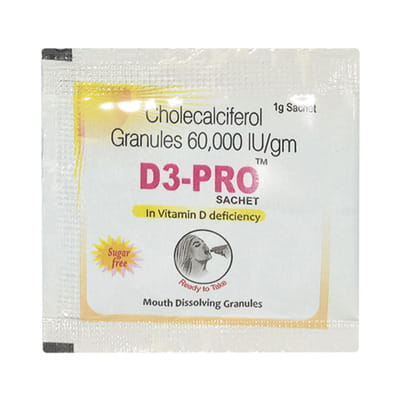 D3 Pro Sugar Free Sachet Of 1gm Oral Powder