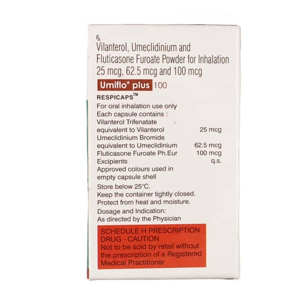 Umiflo Plus 100mcg Box Of 15 Respicaps