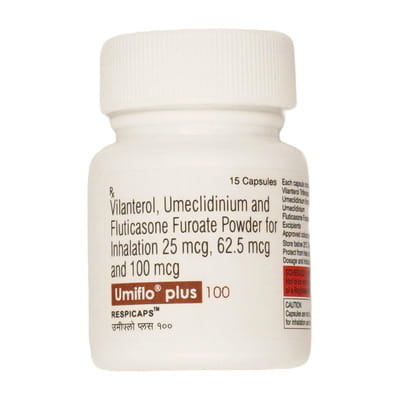 Umiflo Plus 100mcg Box Of 15 Respicaps