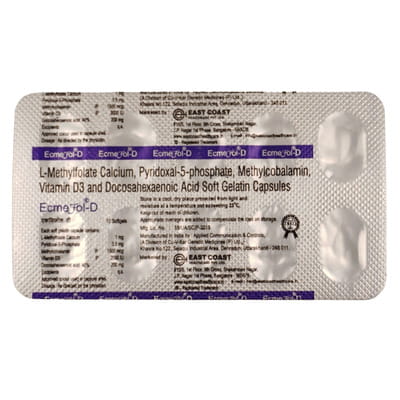 Ecmefol D Strip Of 10 Softgel Capsules