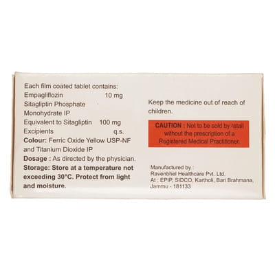 Empaone S 10/100mg Strip Of 10 Tablets