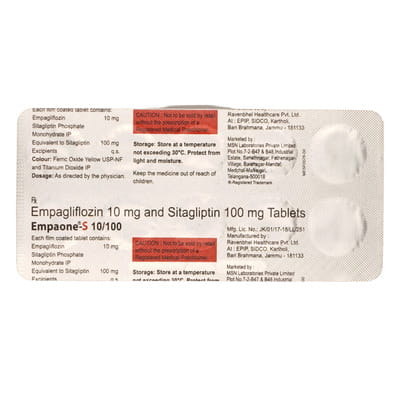 Empaone S 10/100mg Strip Of 10 Tablets